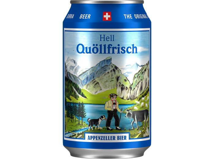 Appenzeller Bier Quöllfrisch hell 24x0.33L Alu EW