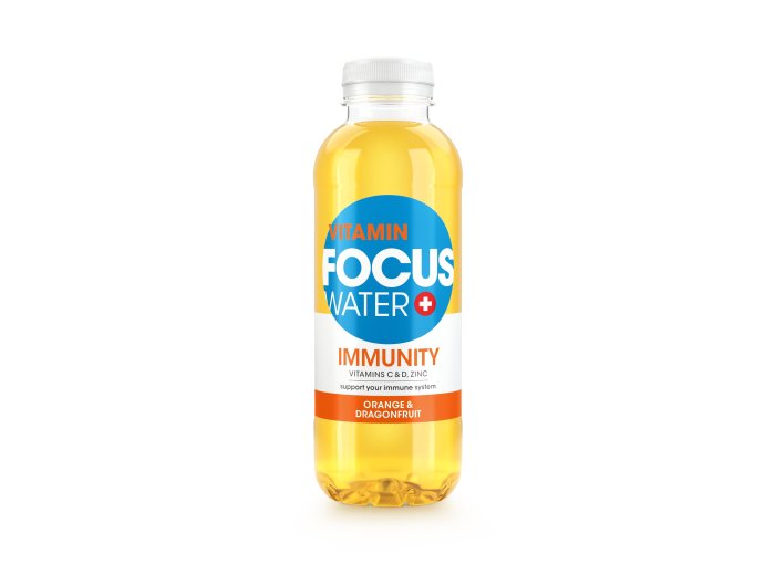 FOCUSWATER IMMUNITY Orange & Dragonfruit 4x6x0.5L PET EW