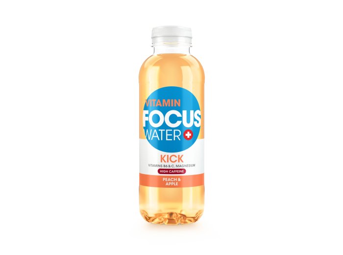 FOCUSWATER Kick Pfirsich & Apfel 4x6x0.5L PET EW