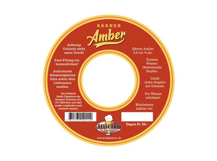 Felsenau Bärner Amber 20L Tank