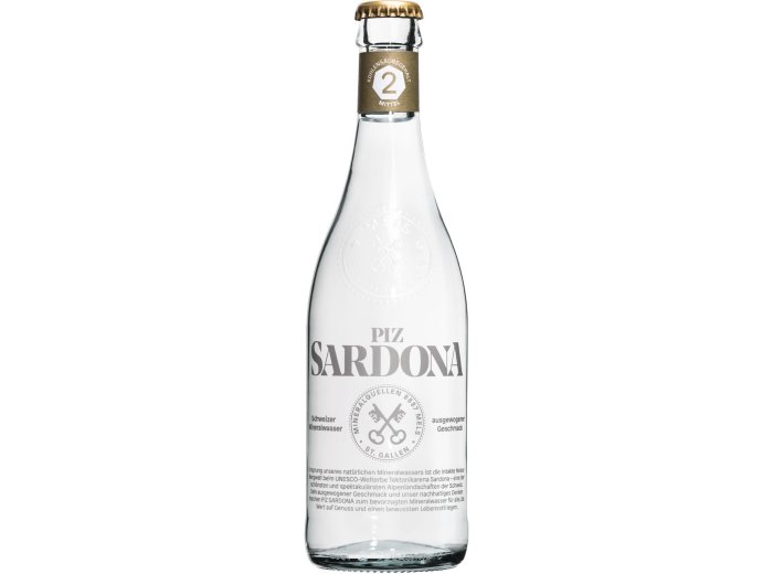 Piz Sardona 2 mittel CO2 20x0.4L Glas MW