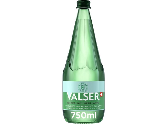 Valser Prickelnd 12x0.75L Glas MW