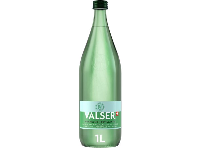 Valser Prickelnd 12x1L Glas MW