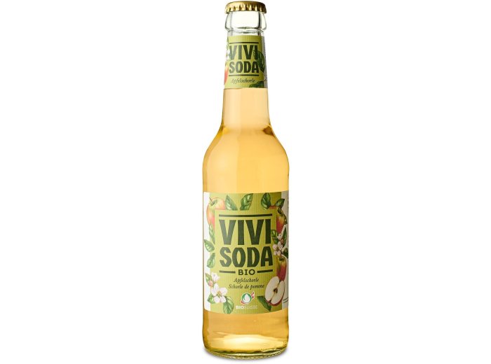 Vivi Soda Bio Apfelschorle 24x0.33L Glas MW