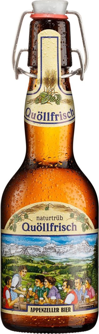 Appenzeller Bier Quöllfrisch naturtrüb 20x0.33L Glas MW