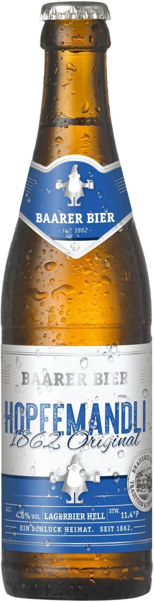 Baarer Hopfemandli 1862 Original 10x0.33L Glas MW