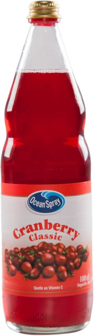 Cranberry Ocean Spray 12x1L Glas MW