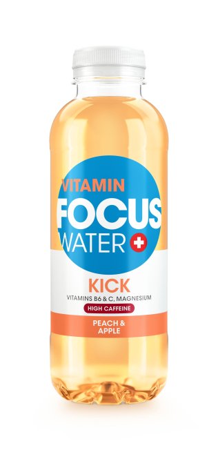 FOCUSWATER Kick Pfirsich & Apfel 12x0.5L PET EW