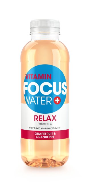 FOCUSWATER Relax Grapefruit 12x0.5L PET EW