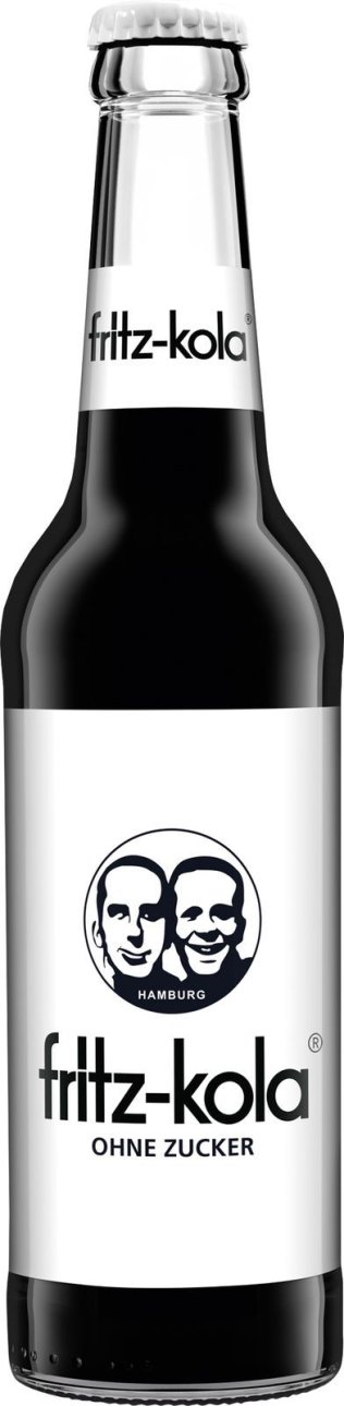 Fritz-Kola ohne Zucker 24x0.33L Glas MW