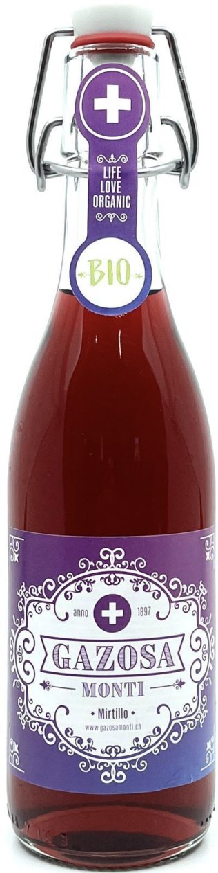 Gazosa Monti Mirtillo Bio 20x0.35L Glas MW