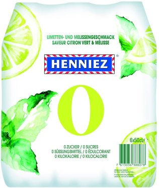 Henniez 0Kcal Limetten-Melissengeschmack 4x6x0.5L PET EW