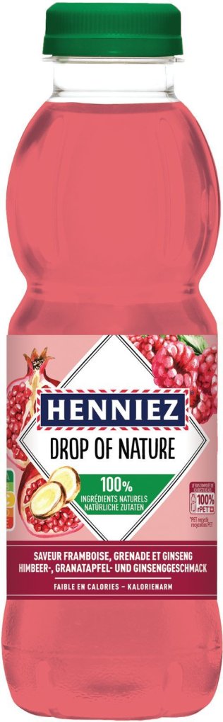 Henniez Drop of Nature Himbeer-Granatapfel-Ginseng 4x6x0.5L PET EW