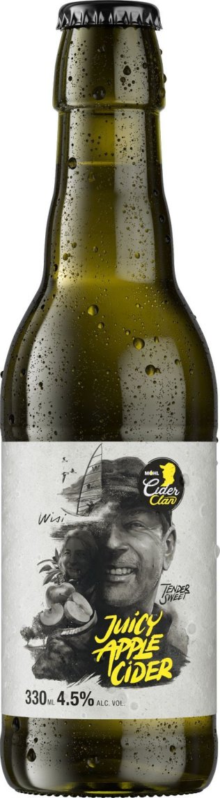 Möhl Juicy Apple Cider Har. 24x0.33L Glas Einweg