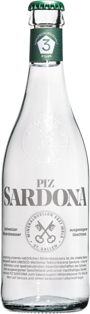 Piz Sardona 3 stark CO2 20x0.4L Glas MW