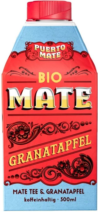 Puerto Mate Bio Mate & Granatapfel 8x0.5L Tetra EW