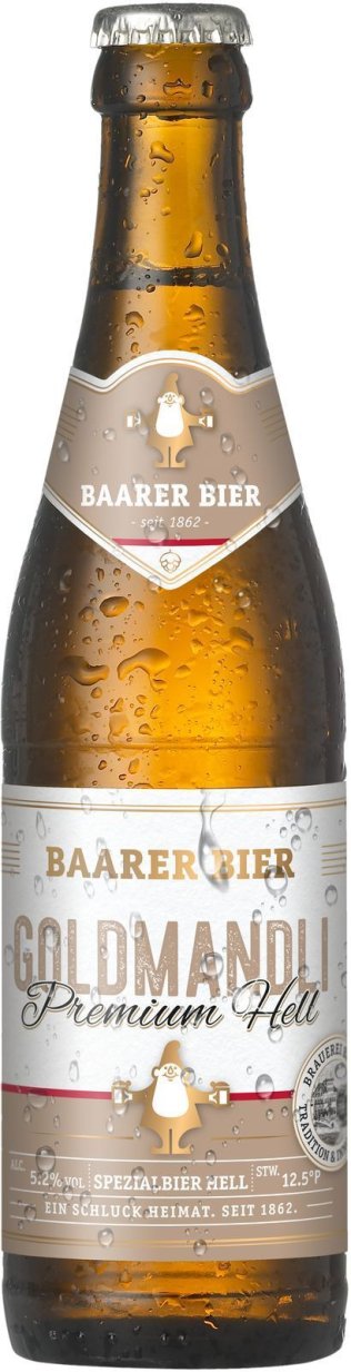 Baarer Goldmandli Premium hell 24x0.33L Glas MW
