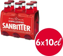 Sanbitter Rosso 4x6x0.1L Glas EW