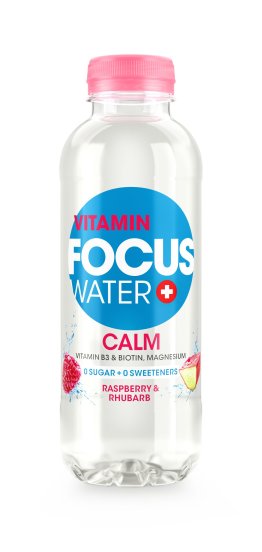 FOCUSWATER Calm Rhabarber & Himbeere 4x6x0.5L PET EW