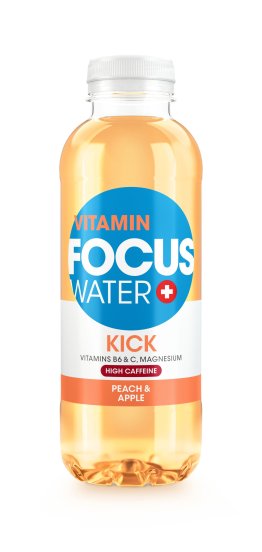 FOCUSWATER Kick Pfirsich & Apfel 12x0.5L PET EW