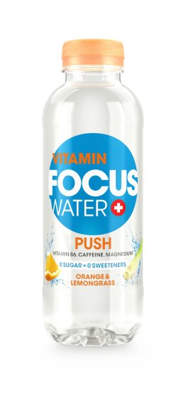 FOCUSWATER Push Orange & Zitronengras 4x6x0.5L PET EW