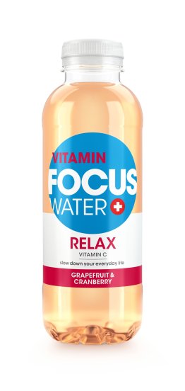 FOCUSWATER Relax Grapefruit 4x6x0.5L PET EW