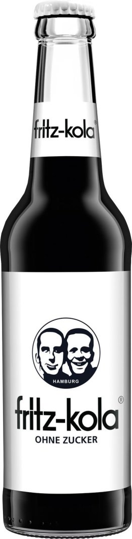 Fritz-Kola ohne Zucker 24x0.33L Glas MW