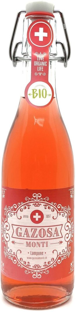 Gazosa Monti Lampone Bio 20x0.35L Glas MW