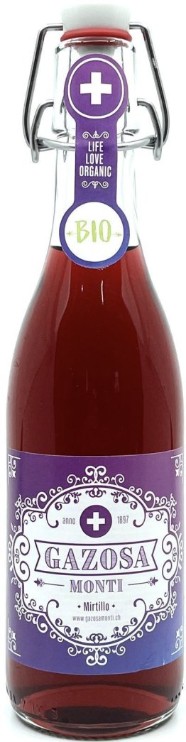 Gazosa Monti Mirtillo Bio 20x0.35L Glas MW