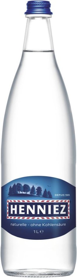 Henniez ohne Kohlensäure (Blau) 12x1L Glas MW