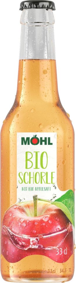 Möhl Bio Schorle 24x0.33L Glas MW