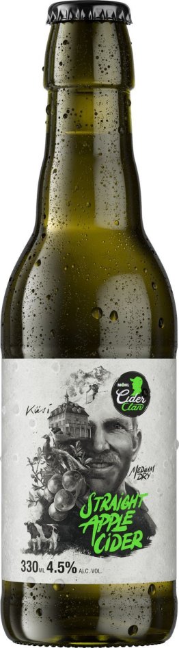 Möhl Straight Apple Cider Har. 24x0.33L Glas Einweg