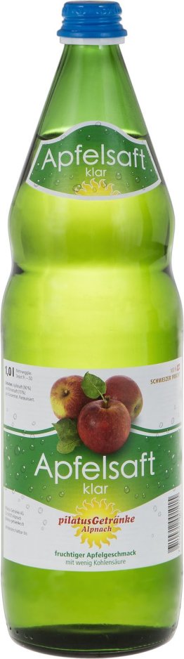 Pilatus Apfelsaft 12x1L Glas MW