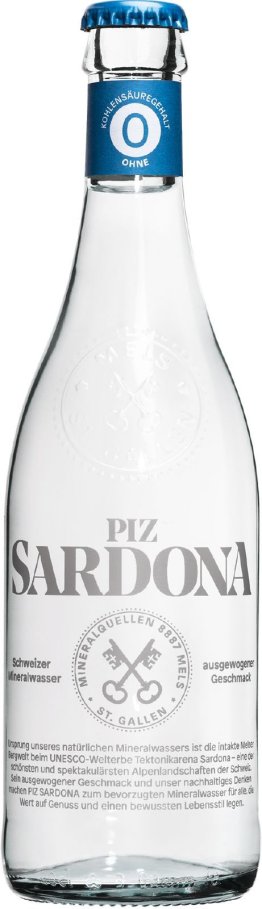 Piz Sardona 0 ohne CO2 20x0.4L Glas MW