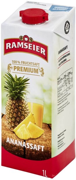 Ramseier Premium 100% Ananassaft 12x1L Tetra EW