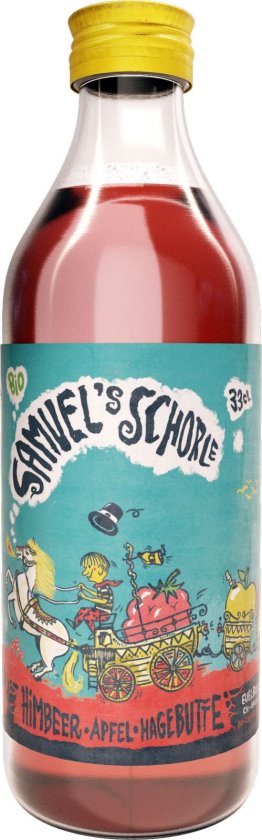 Samuel's Schorle Himbeere-Apfel-Hagebutte 10x0.33L Glas MW