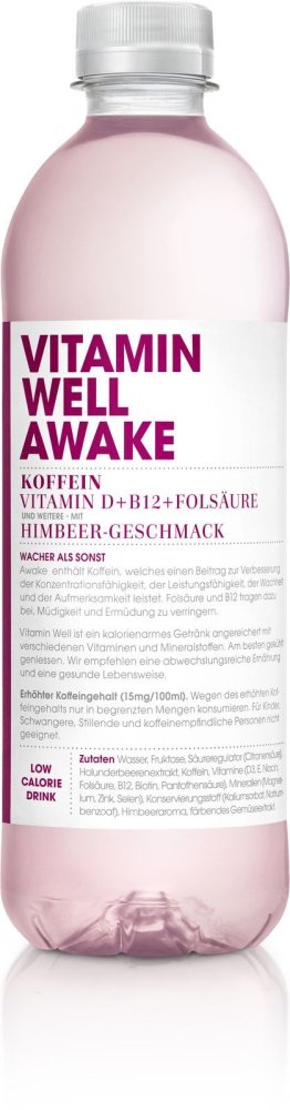 Vitamin Well Awake 12x0.5L PET EW