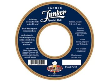 Felsenau Bärner Junker Bier 20L Tank